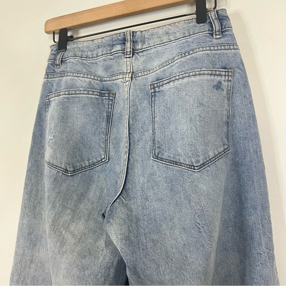 DL1961 Hepburn wide leg high rise jeans blue size 26 - Picture 5 of 7